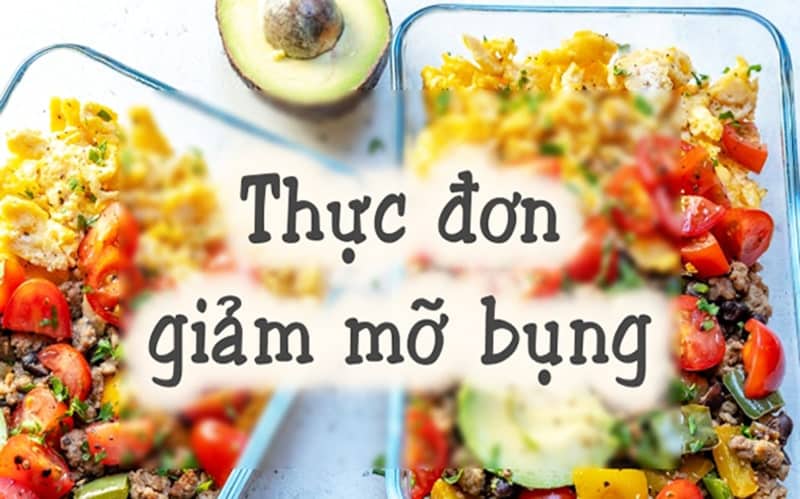 thực đơn giảm bụng mỡ