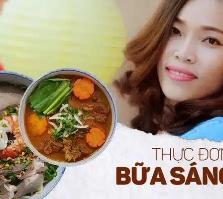 thực đơn bữa sáng